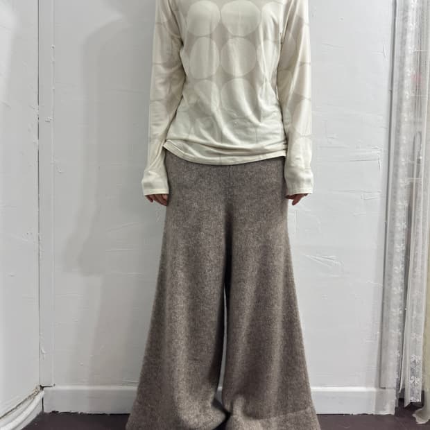 stellamccartney knit wide pants