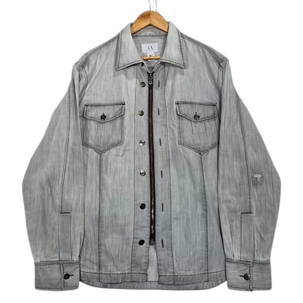 아르마니 익스체인지 90s 빈티지 셔츠 자켓