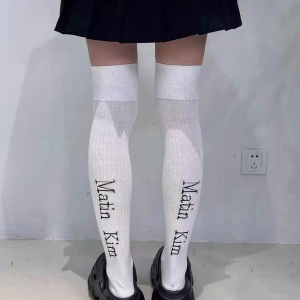 마뗑킴 오버 니삭스 martin kim over knee socks