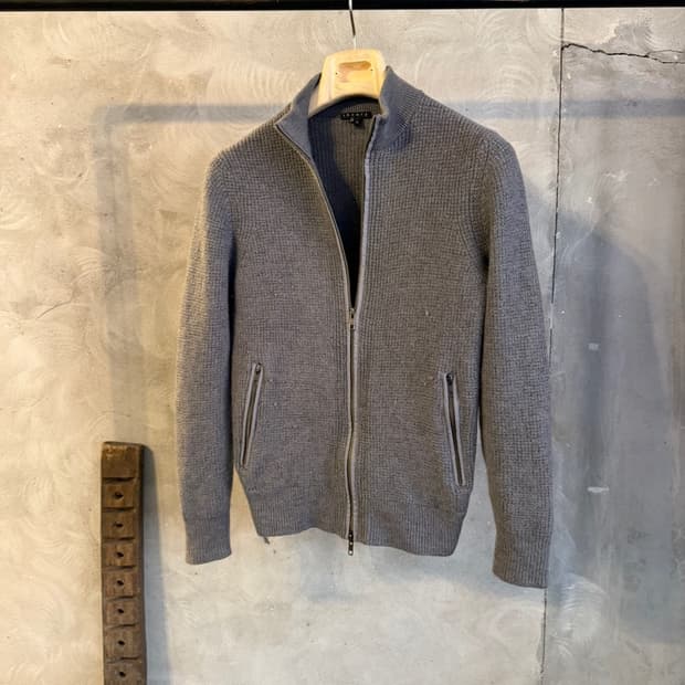 띠어리 짚업 가디건 슬림100