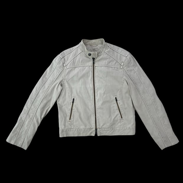 Armani Exchange 파이핑 바이커 자켓
