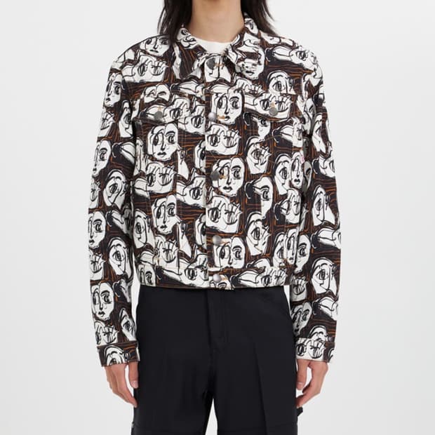 CHARLES JEFFREY LOVERBOY 아트 데님 자켓