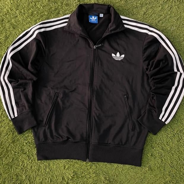 아디다스 파이어버드 블랙 검정 트랙탑 져지집업 105/XL