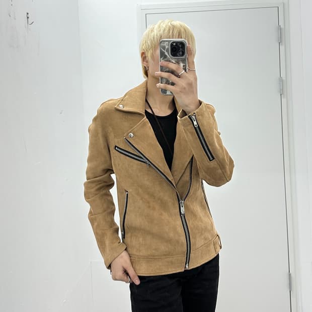 Semantic Design suede rider jacket