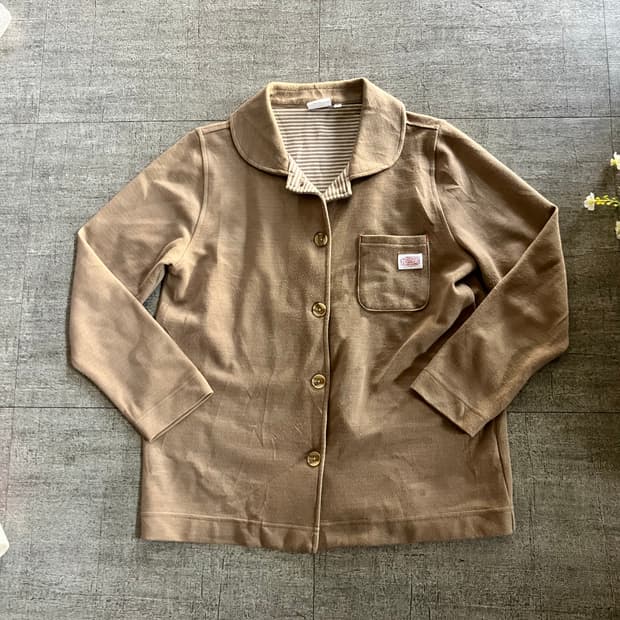 일본빈티지 Nanoka 올드스쿨아메카지 혁오풍 원포켓 스트라이프자켓