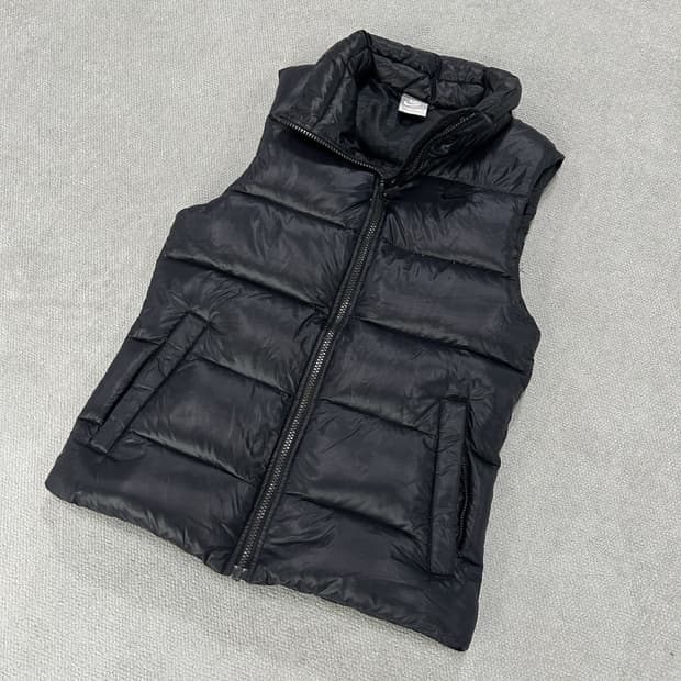 나이키 블랙 패딩 조끼 m