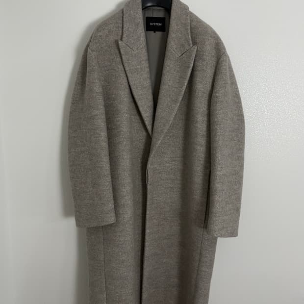 시스템 헤링본 코트 100 사이즈