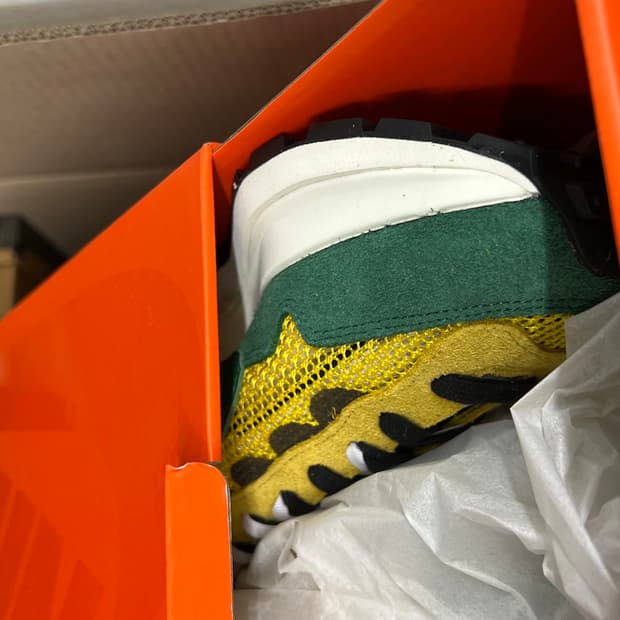 Nike x Sacai VaporWaffle Tour 옐로우&그린