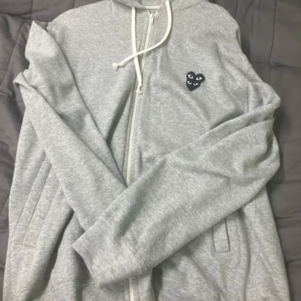 꼼데가르송 후드집업 XL