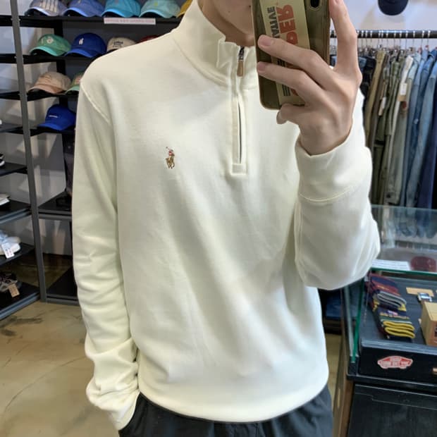 [L,XL/정품] 폴로 랄프로렌 아이보이 하프 반집업