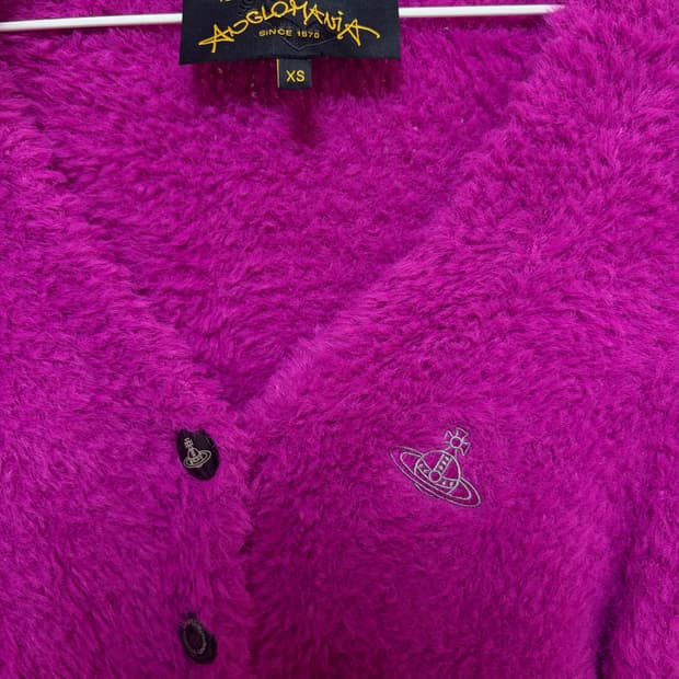 비비안웨스트우드 앙고라 가디건