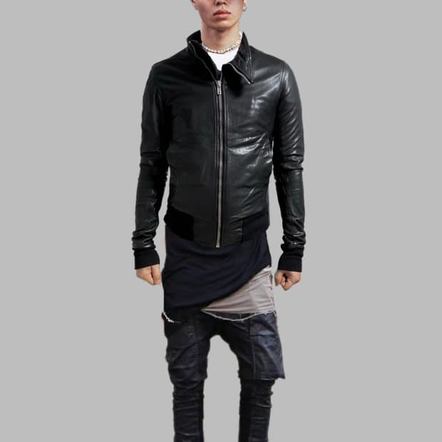 릭오웬스 몰리노 램스킨 자켓