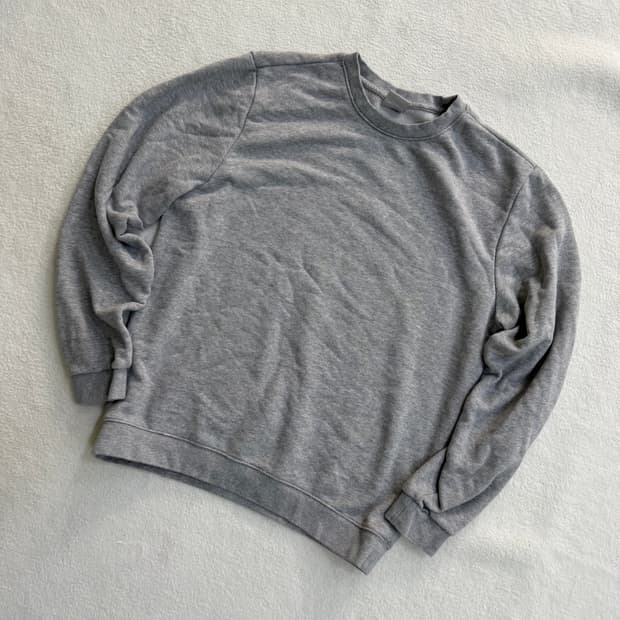 M 나이키 그레이 스웨트셔츠 맨투맨 0326T