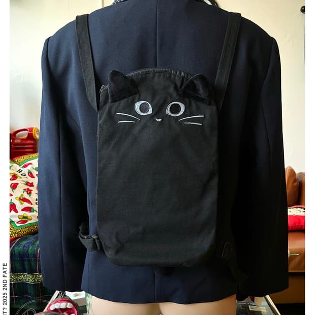 Japanese Vintage 3D Cats Adult Rucksack