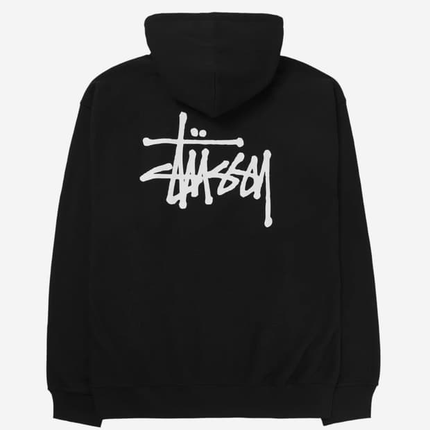 스투시 베이직 후드집업 M