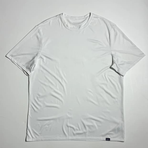 파타고니아 캐필린 데일리 베이스레이어 화이트 반팔 티셔츠 ON1000