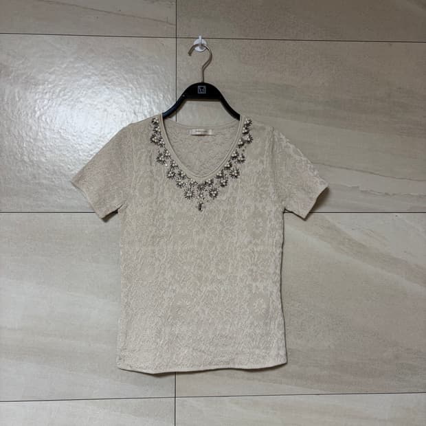 (균일가)lace vintage tee