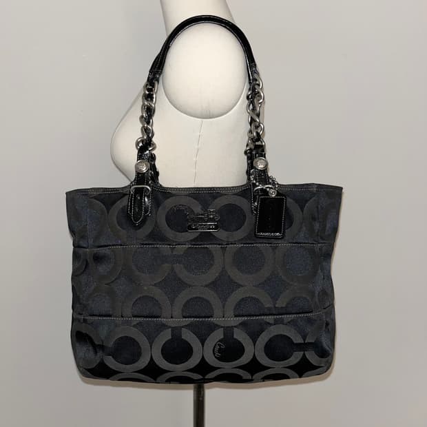  📦Coach Black Brown shoulder bag