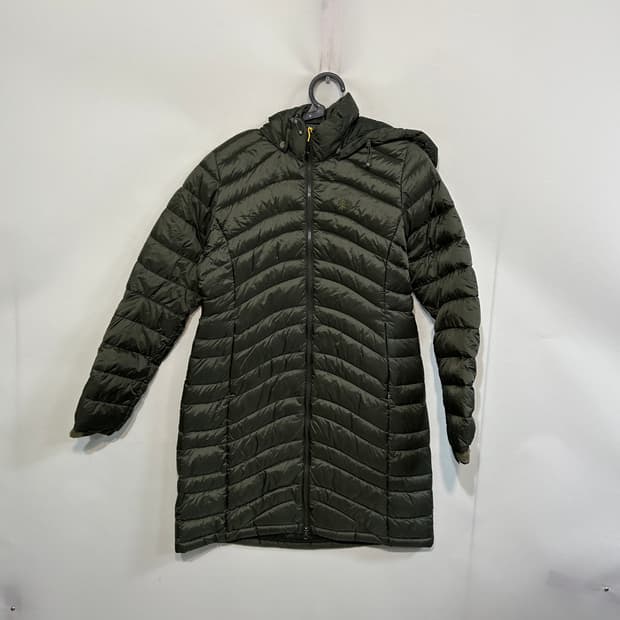 아이더 여성 거위털 경량 롱패딩 100