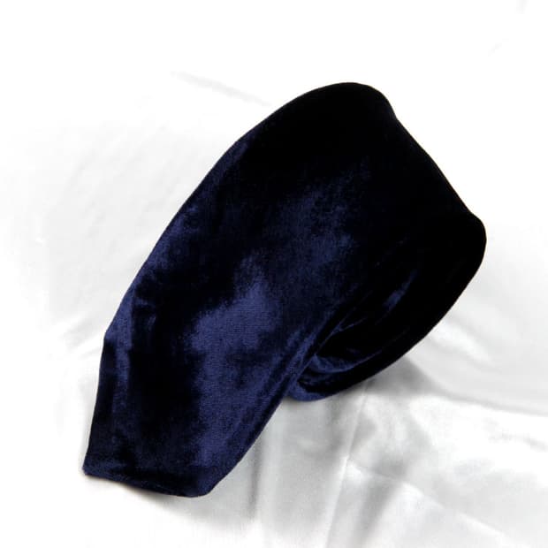 메트로시티 6.8cm 미사용 벨벳소재 남자 명품 넥타이