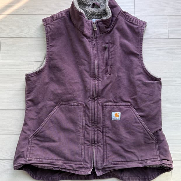 칼하트 덕 쉐르파 우먼 베스트 퍼플 자켓 L (100)