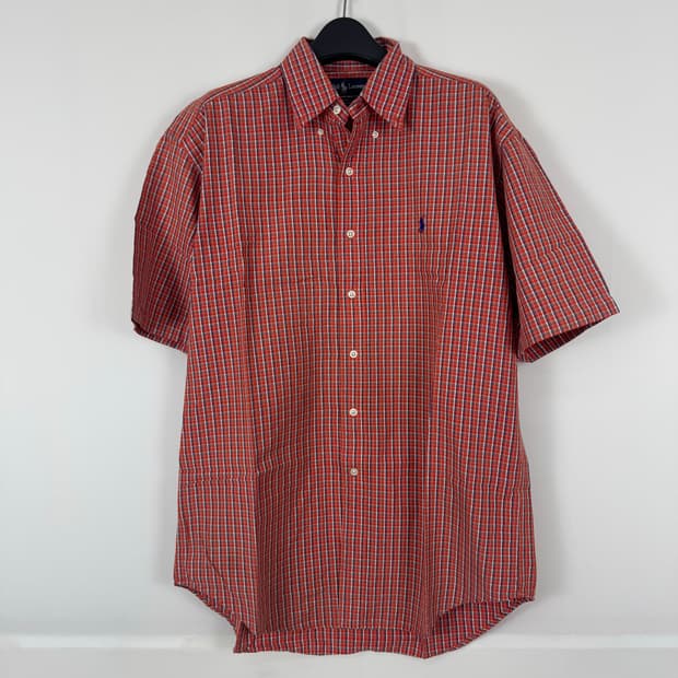 b109) 폴로랄프로렌 체크 셔츠