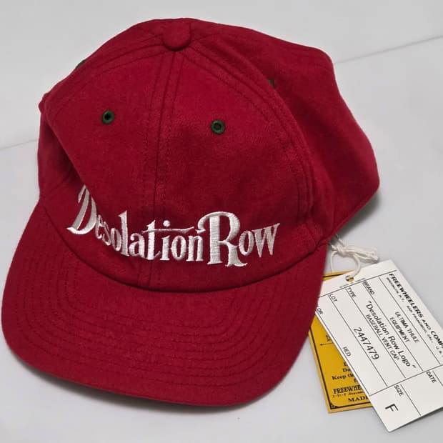 프리휠러스 데솔레이션 로우 별주 자수로고 울 벤트캡 모자 