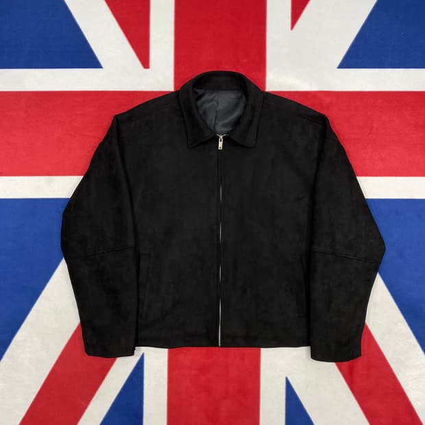 스웨이드 자켓 실측 XL 