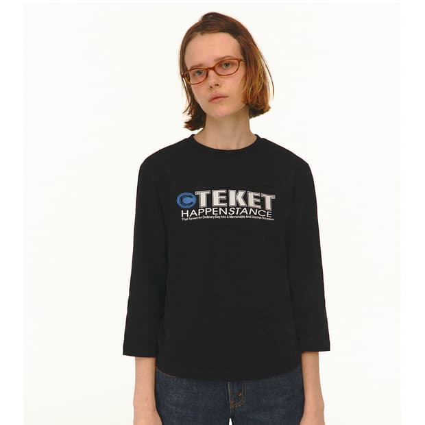 Horseshoe L/S Tee Black