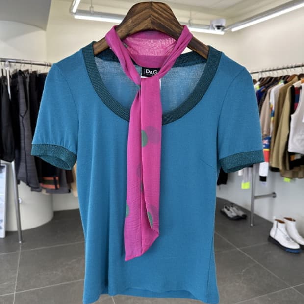 Dolce & Gabbana silk 1/2 top