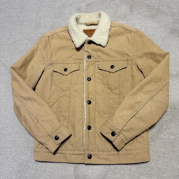 리바이스 코듀로이 쉐르파 트러커 자켓