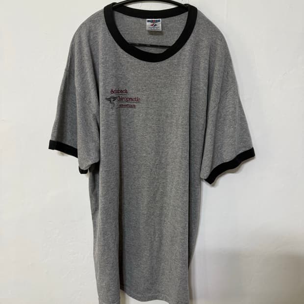빈티지 링거 반팔 티셔츠 Schubach Chiropractic