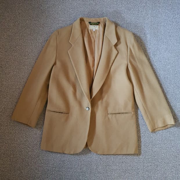 80s 엘엘빈 우먼 블레이져 울 자켓 no.54