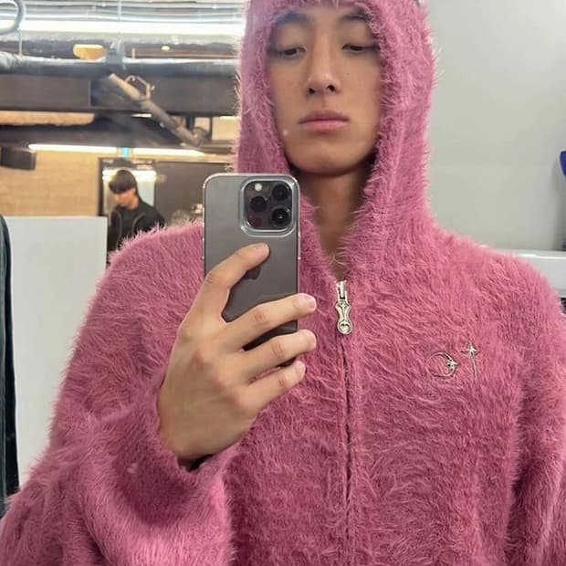 떠그클럽 tc 모헤어 퍼자켓