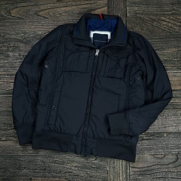 [TOMMY HILFIGER] 타미힐피거 집업 패딩 자켓 M16716