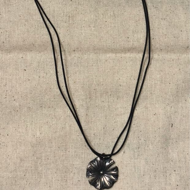 Silver925 연잎 팬던트 목걸이