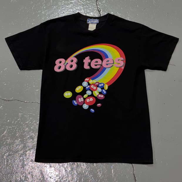 88 tees 우먼 블랙 티셔츠 (USA)