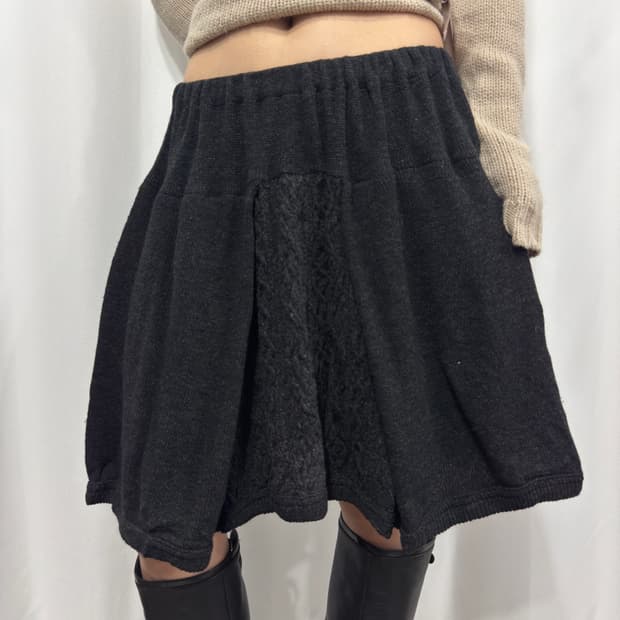zucca design knit mini skirt