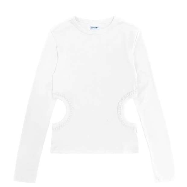 체메씨 홀 레이스 롱슬리브