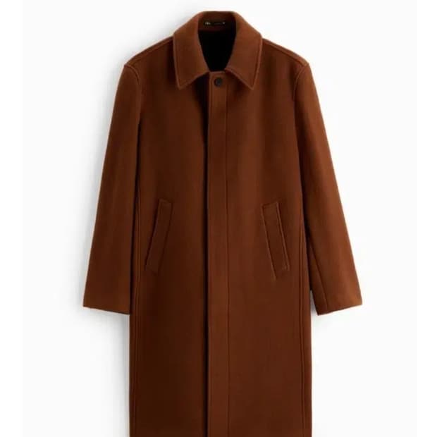 자라 울 블랜드 코트 (XL)