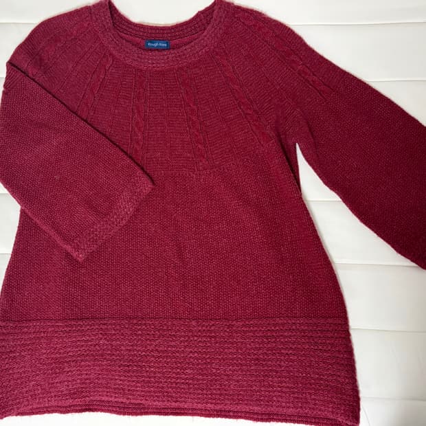 마루빈티지 빨간색 니트