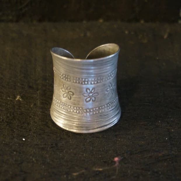  Handmade Karen silver ring