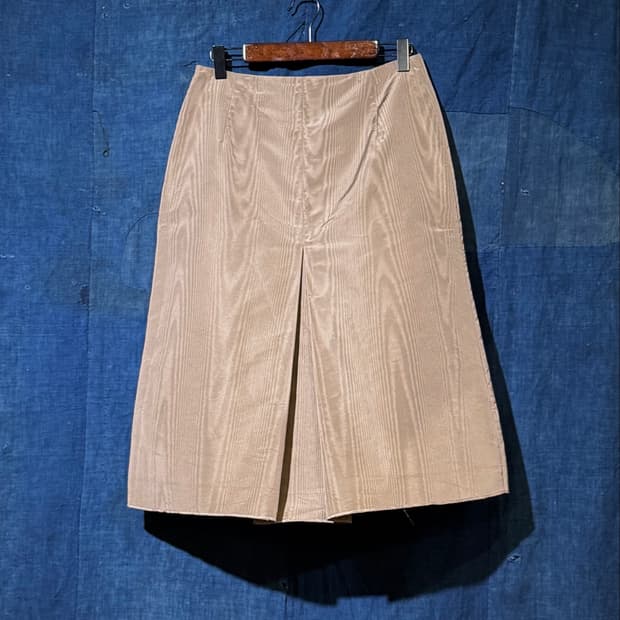 28inch ) PRADA Moire Silk Slit Skirt
