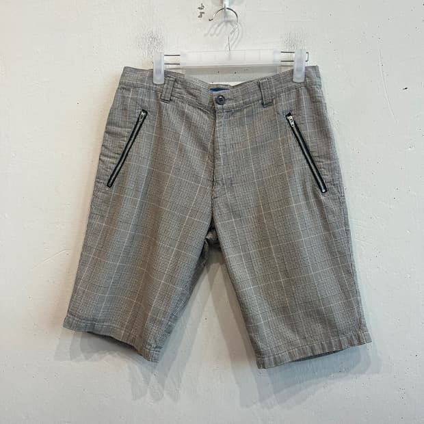 Beams 빔즈 체크 쇼츠 반바지 30