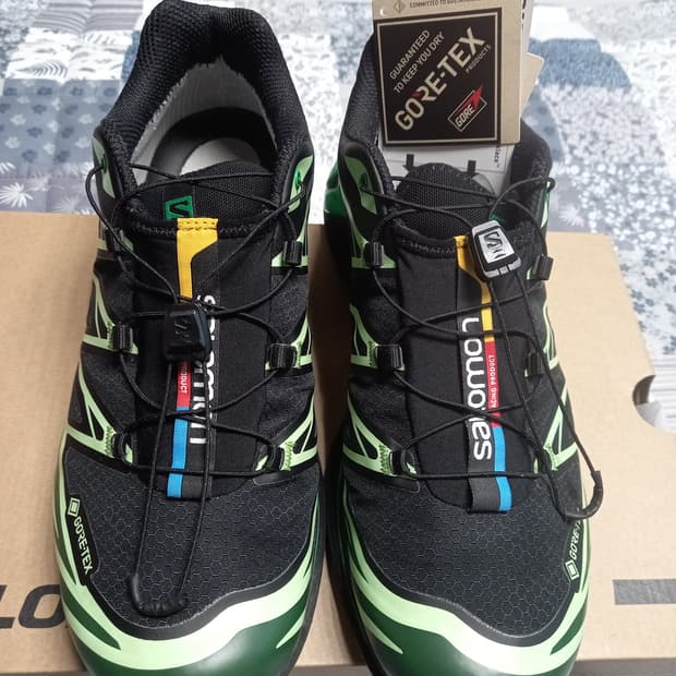 살로몬 XT-6 GTX  블랙/에덴/그린 270