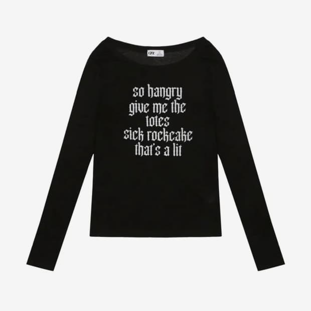 락케이크 롱슬리브 블랙