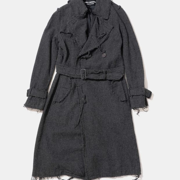 준야와타나베 꼼데가르송 그런지 울 코트