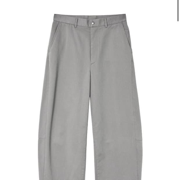 해칭룸 커브 치노 팬츠 그레이