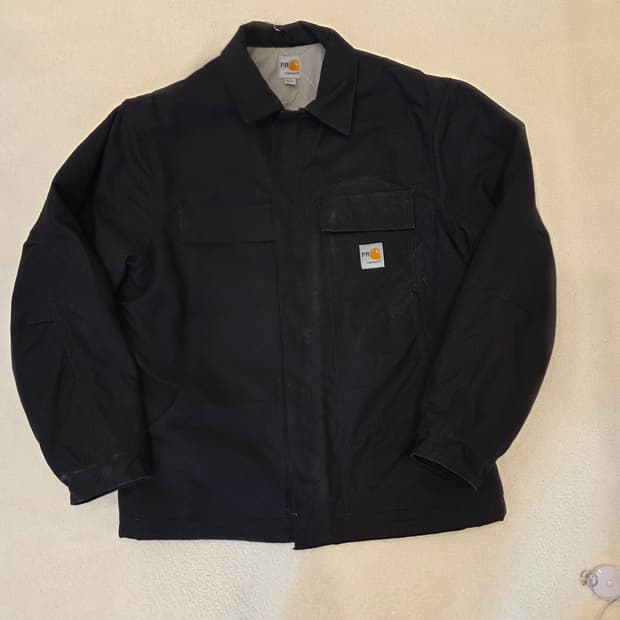 [빅사이즈]칼하트 FR 트레디셔널 퀼트 라이닝 코트 (Black)