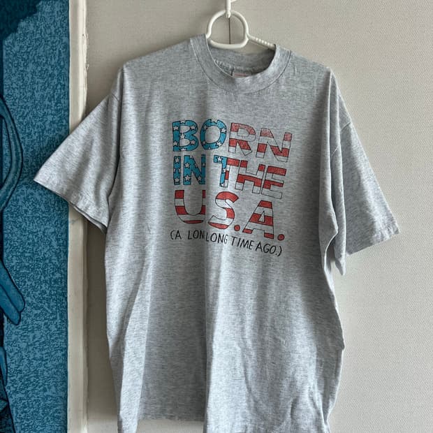 90s center star사 빈티지 티셔츠 Born in the usa